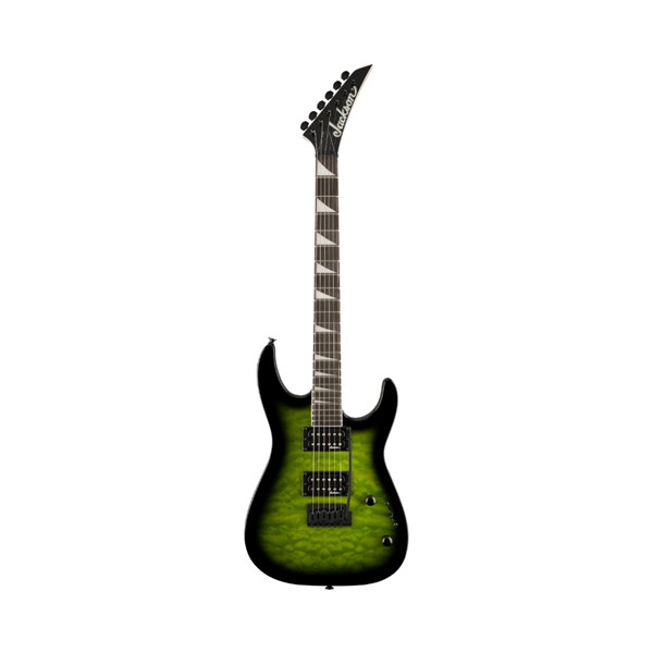 Jackson JS Series Dinky JS20 DKQ 2PT Electric Guitar Amaranth - Transparent Green Burst - 2910211587