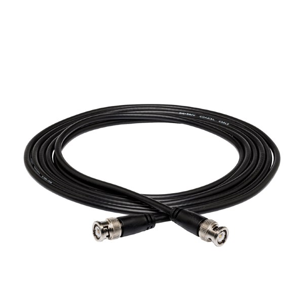 Hosa BNC-58-150 50-ohm RG-58/U BNC to BNC Coax Cable - 50 foot