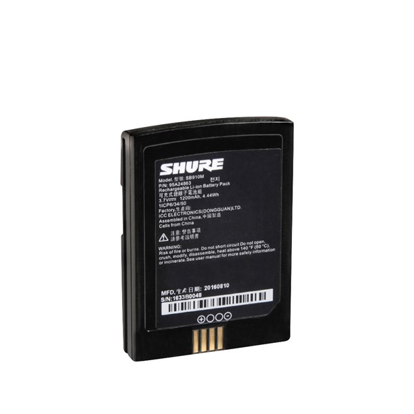 Shure SB910M Rechargeable Lithium-ion Battery Pack