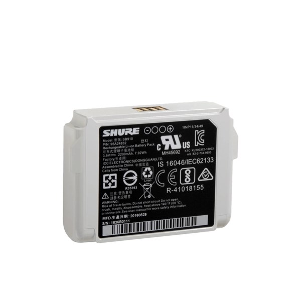 Shure SB910 Rechargeable Lithium-Ion Battery