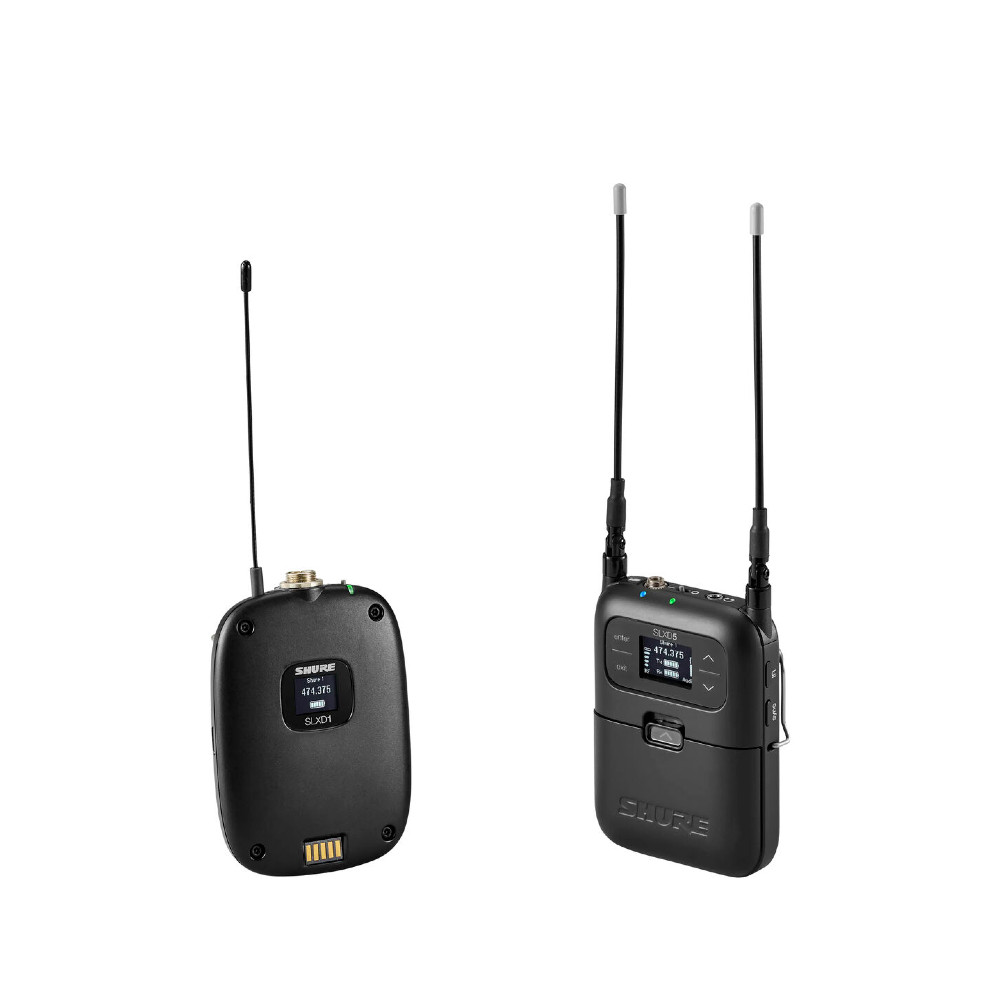 Shure SLXD15/85 Wireless Bodypack System with WL 185 Lavalier Microphone