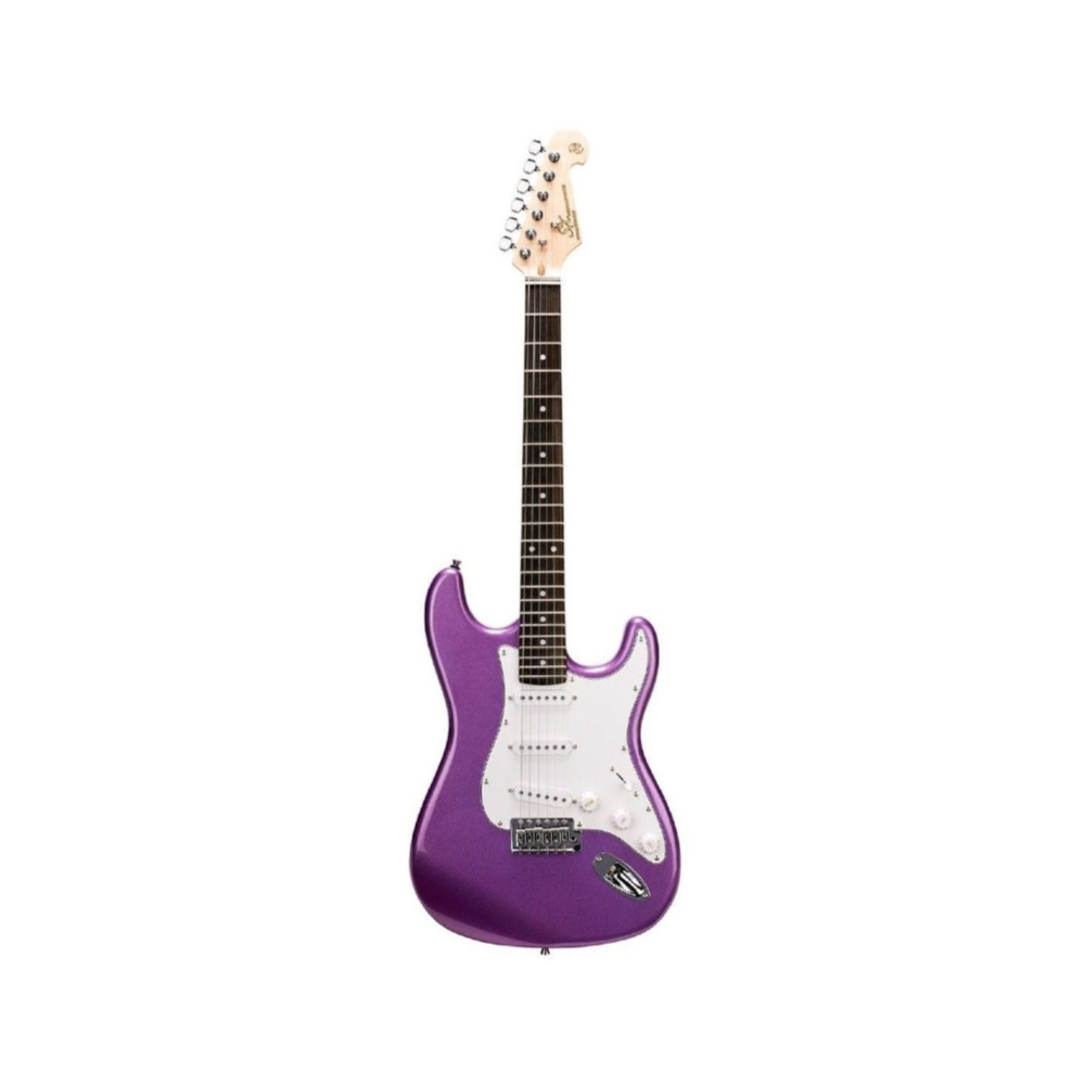 SX ED1-MPP Stratocaster Electric Guitar (Metallic Purple)