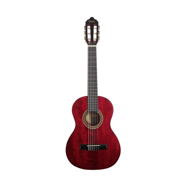Valencia VC202TWR Transparent Classical Guitar - Wine Red (1/2 Size)