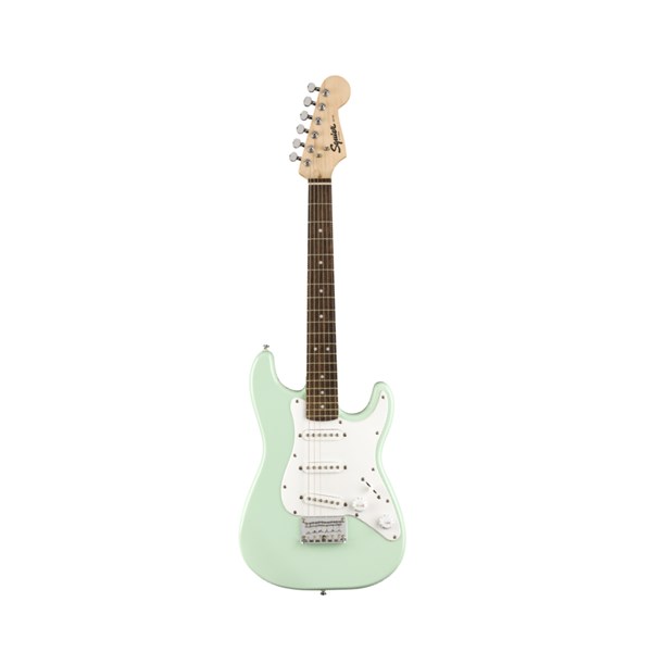 Squier FSR Mini Stratocaster Electric Guitar Laurel FB - Surf Green (370121557)