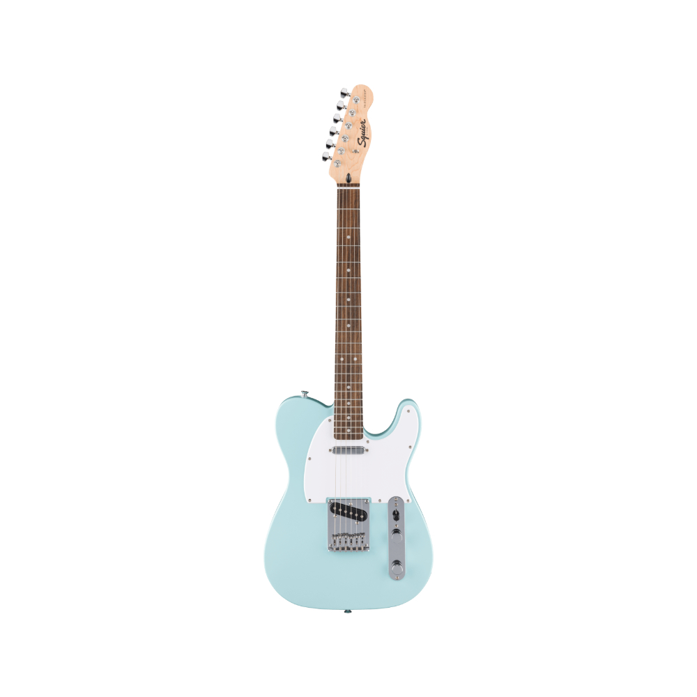 Squier FSR Sonic Telecaster Electric Guitar w/White Pickguard / Laurel FB / Daphne Blue (373450504)
