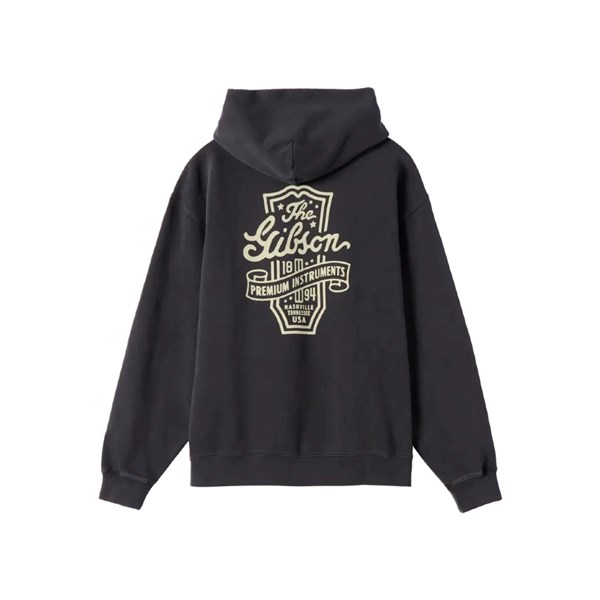 Gibson Premium Instruments Hoodie (GA-HOOD-PREM) - Black / Medium