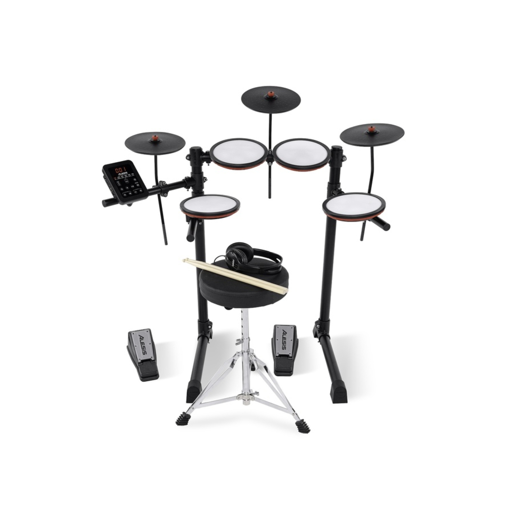 Alesis Turbo Max All-in-One 7-Piece Electronic Drum Kit for New Drummers