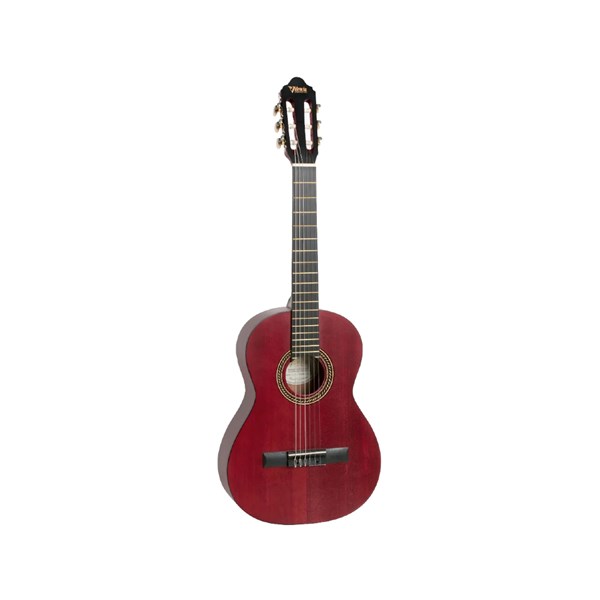 Valencia VC203TWR 3/4 Classical Guitar (Satin Transparent Wine Red)