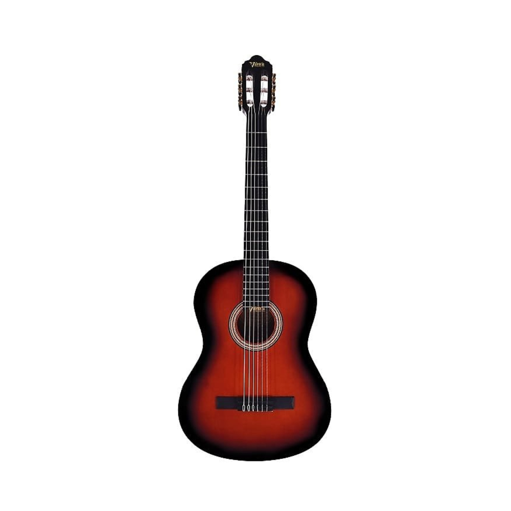 Valencia VC264HCSB 260 Series Hybrid Slim Neck Classical Guitar (Classic Sunburst)