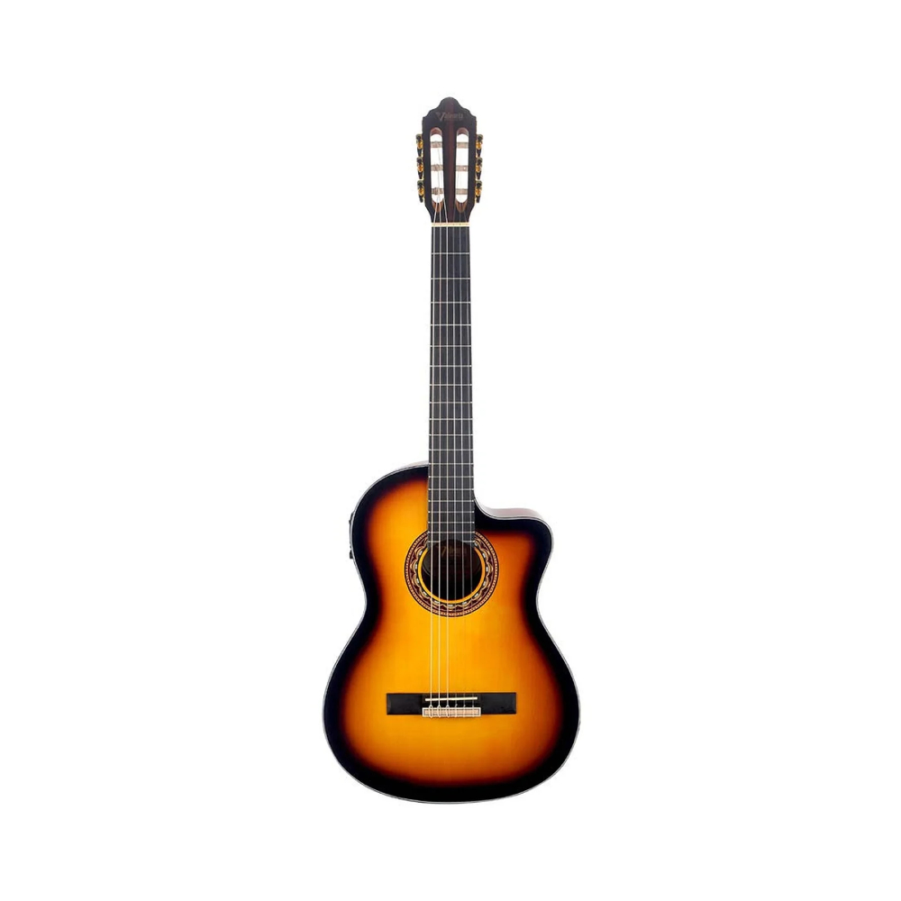 Valencia VC304CEASB 4/4 Classical Guitar (Antique Sunburst)