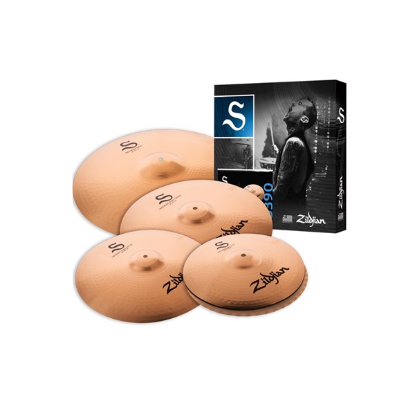 Zildjian S Series Rock 4-Piece Cymbal Set