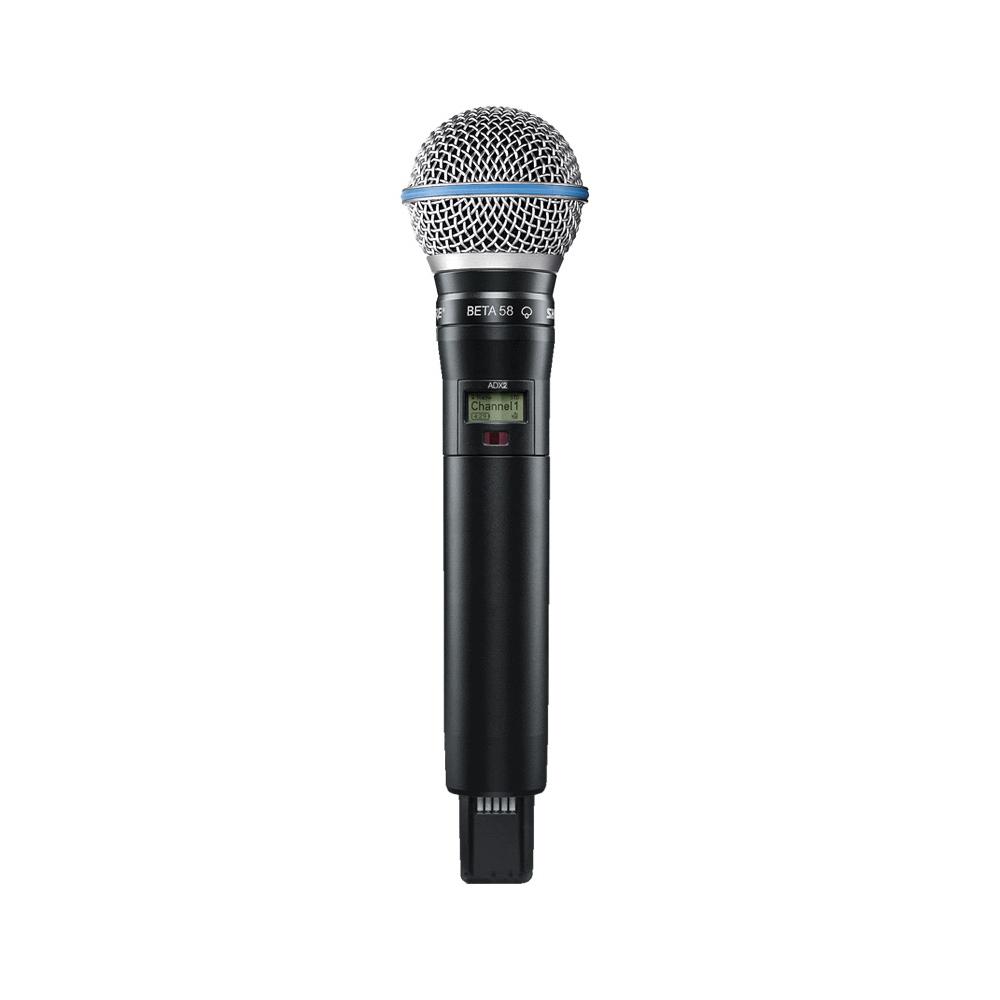Shure ADX2/B58 Digital Handheld Wireless Microphone Transmitter with Beta 58A Capsule (G56: 470-636 mhz)