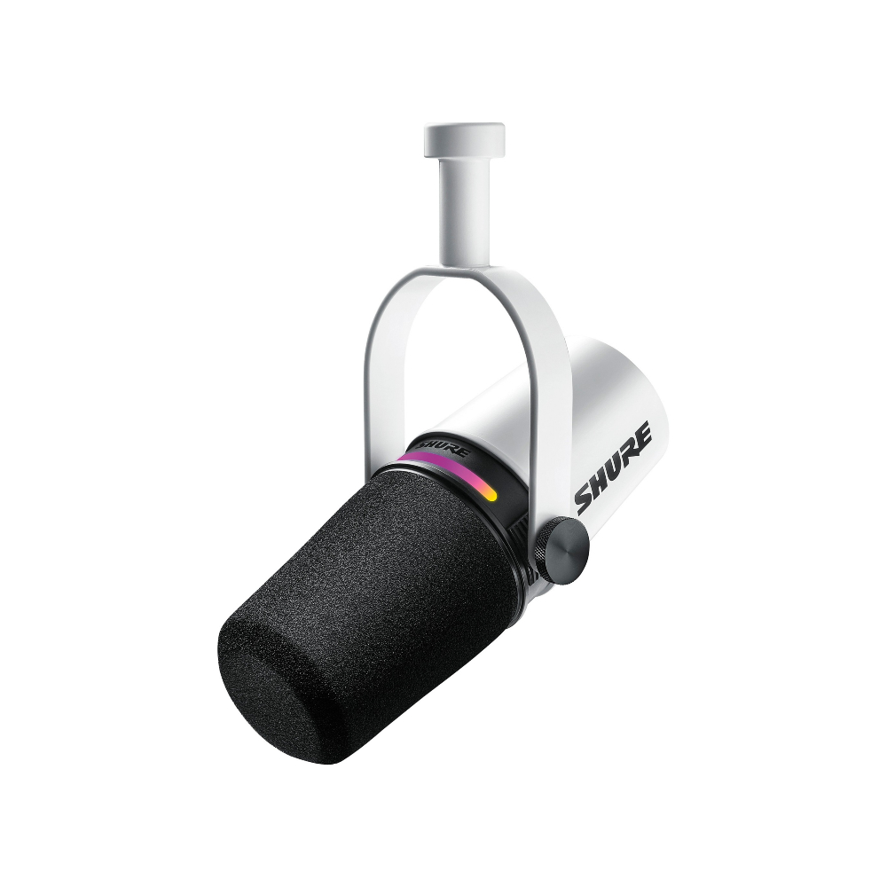 Shure MV7+-W Podcast XLR/USB Microphone (White)