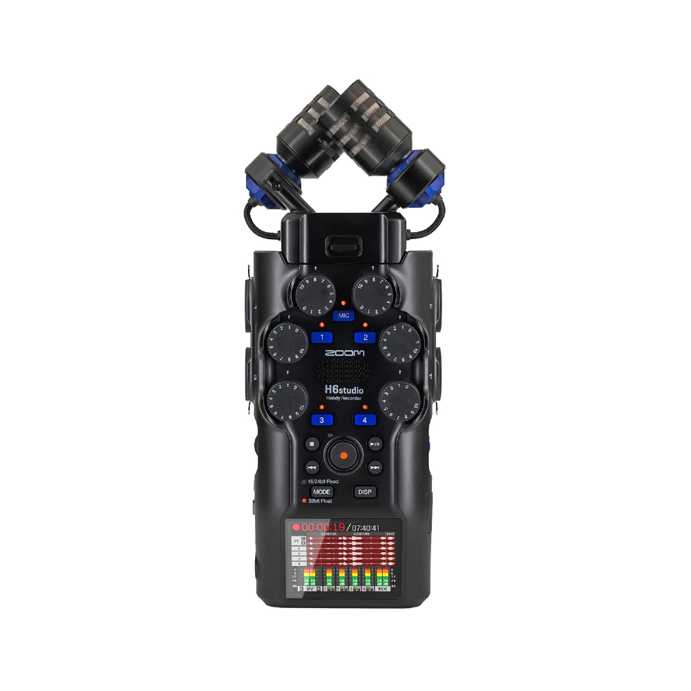 Zoom H6studio 8-Track 32-Bit Float Handy Recorder