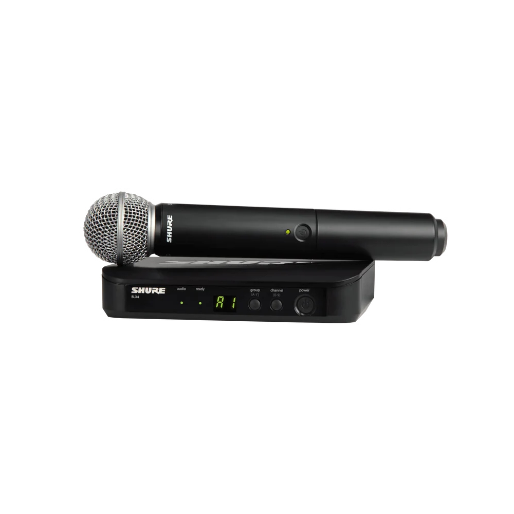 Shure BLX24/SM58 Wireless Handheld Microphone System (K3E: 606-630mhz)