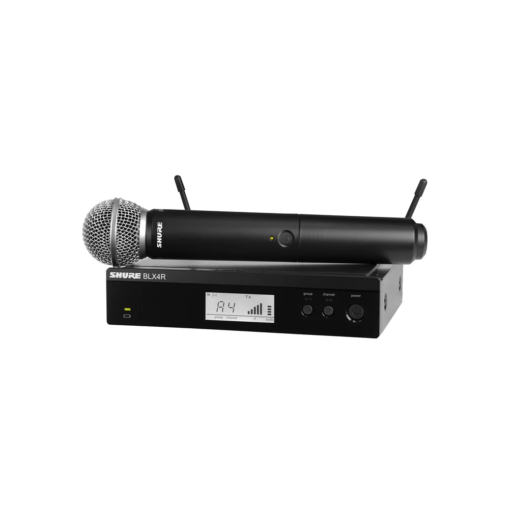 Shure BLX24R/SM58 Wireless Handheld Microphone System (K3E: 606-630MHz)