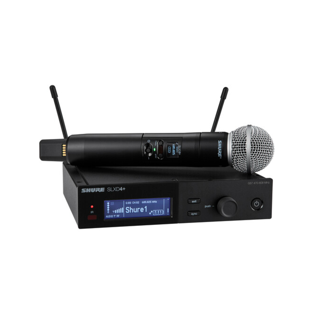 Shure SLXD24+/SM58 Digital Wireless Handheld System (L57: 650-694MHz)