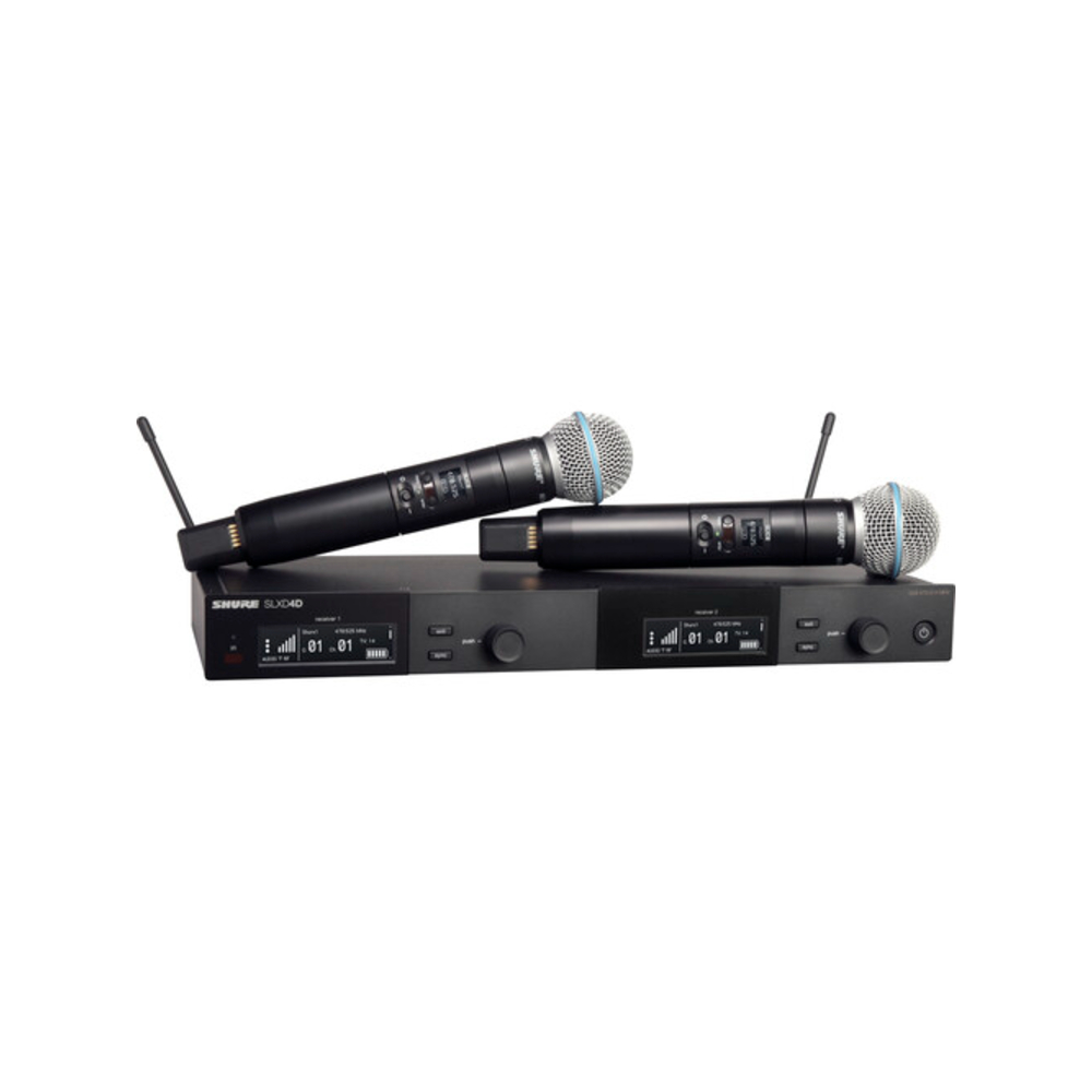 Shure SLXD24D+/B58 Digital Wireless Handheld System (L57: 650-696MHz)