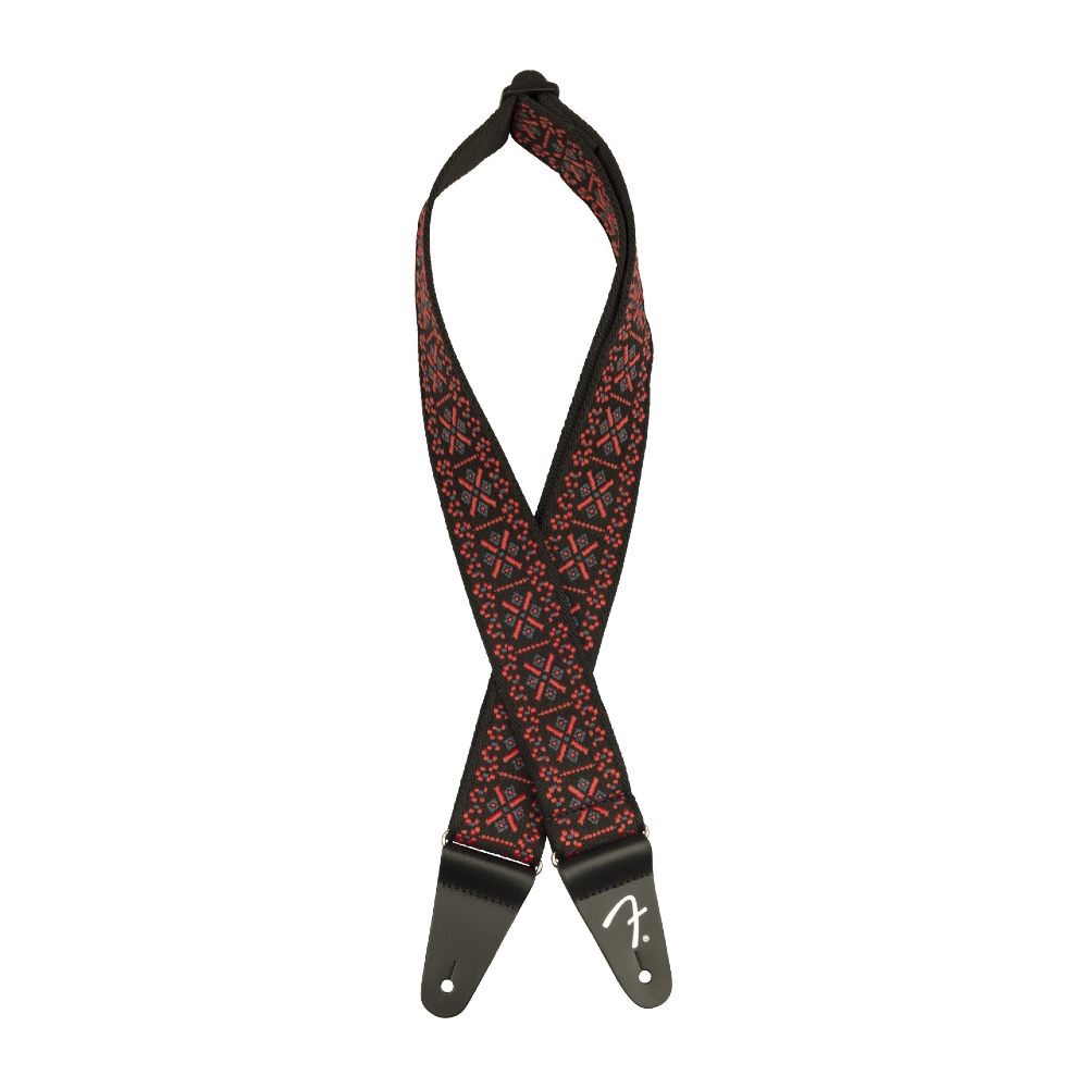 Fender Pasadena Woven Strap - Lattice Red (990638034)