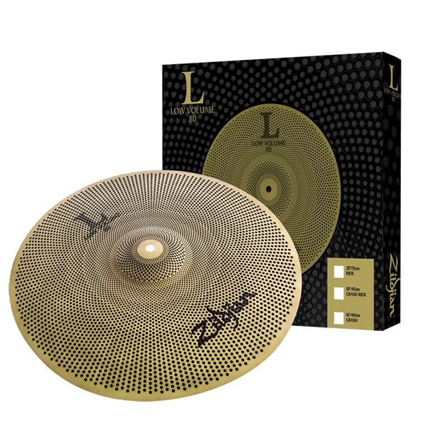 Zildjian 20 inch Low Volume L80 Ride Cymbal Single LV8020R-S