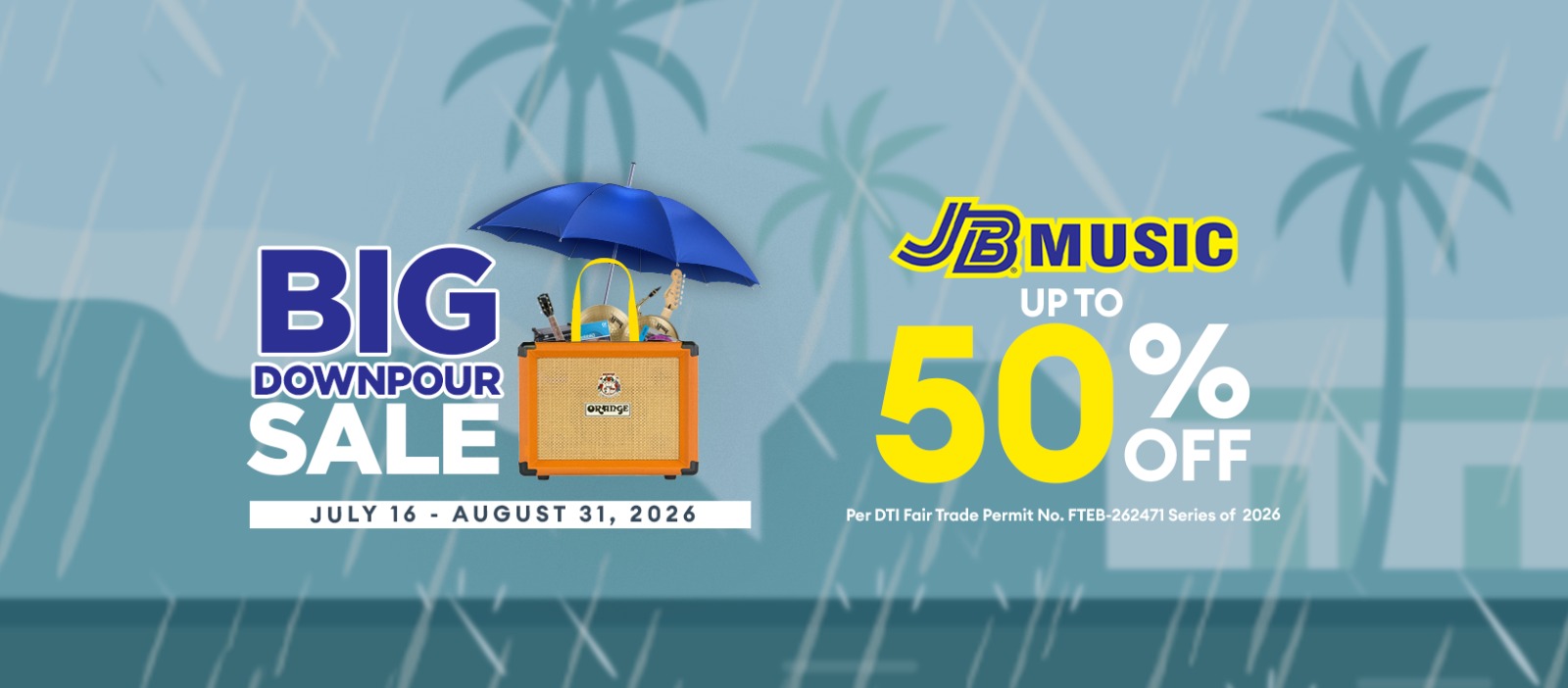 DOWNPOUR SALE